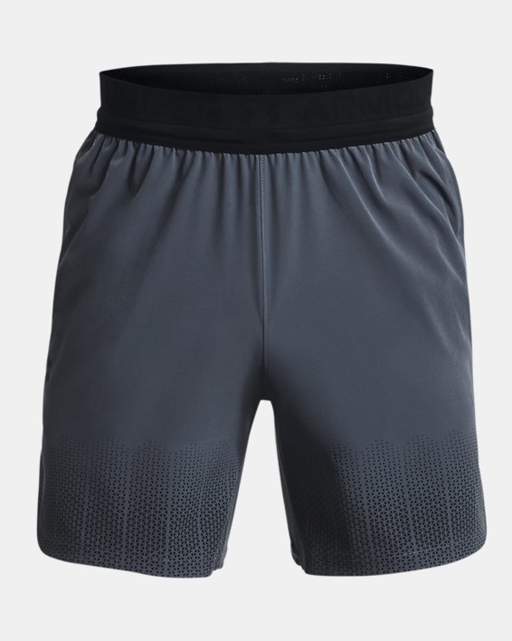 Men's UA ArmourPrint Peak Woven Shorts, Gray, pdpMainDesktop image number 5